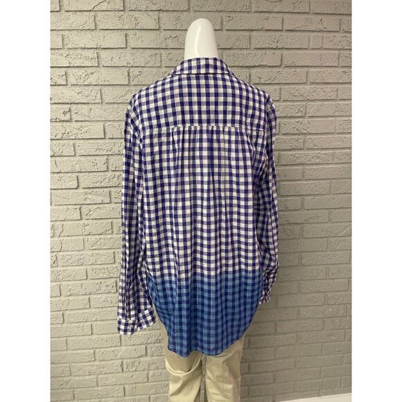 Anthropologie Pilcro Plaid Button Down Shirt Size S NWT - Picture 4 of 12